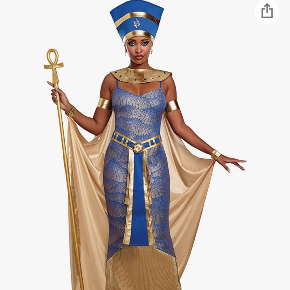 Halloween Cosplay Costume Women Sexy Egyptian Pharoah Queen Princess Cleopatra